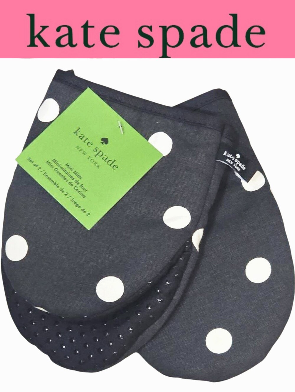 Kate Spade New York Polka Dot Mini Mitts